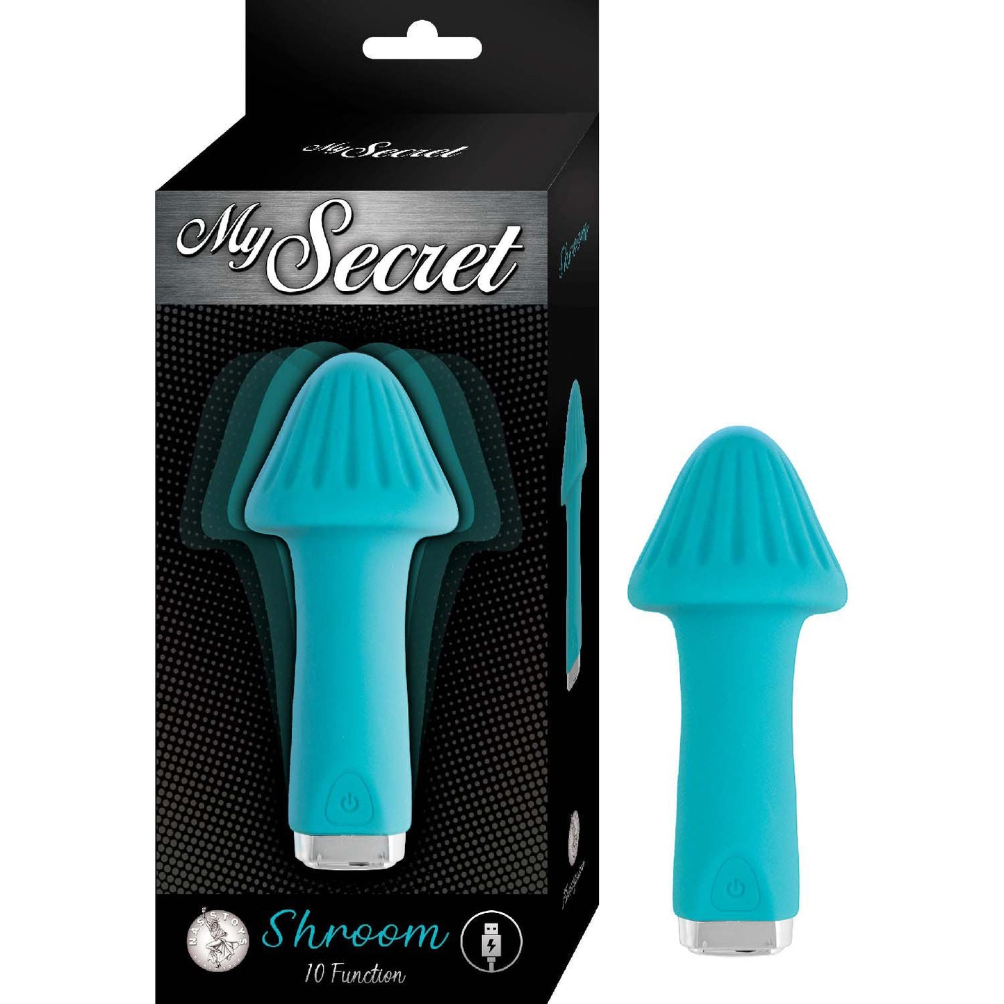 My Secret Shroom (Aqua) – Waterproof Vibrator