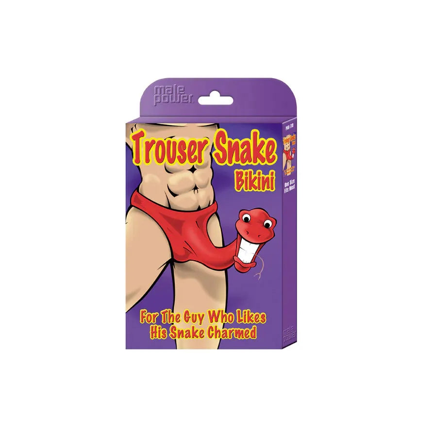 Trouser Snake (Red) – Novelty Bikini