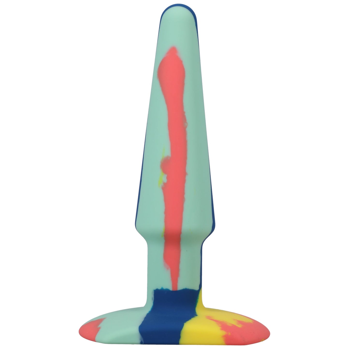 Groovy Silicone Anal Plug 5 Inch Sunrise Multi Colored