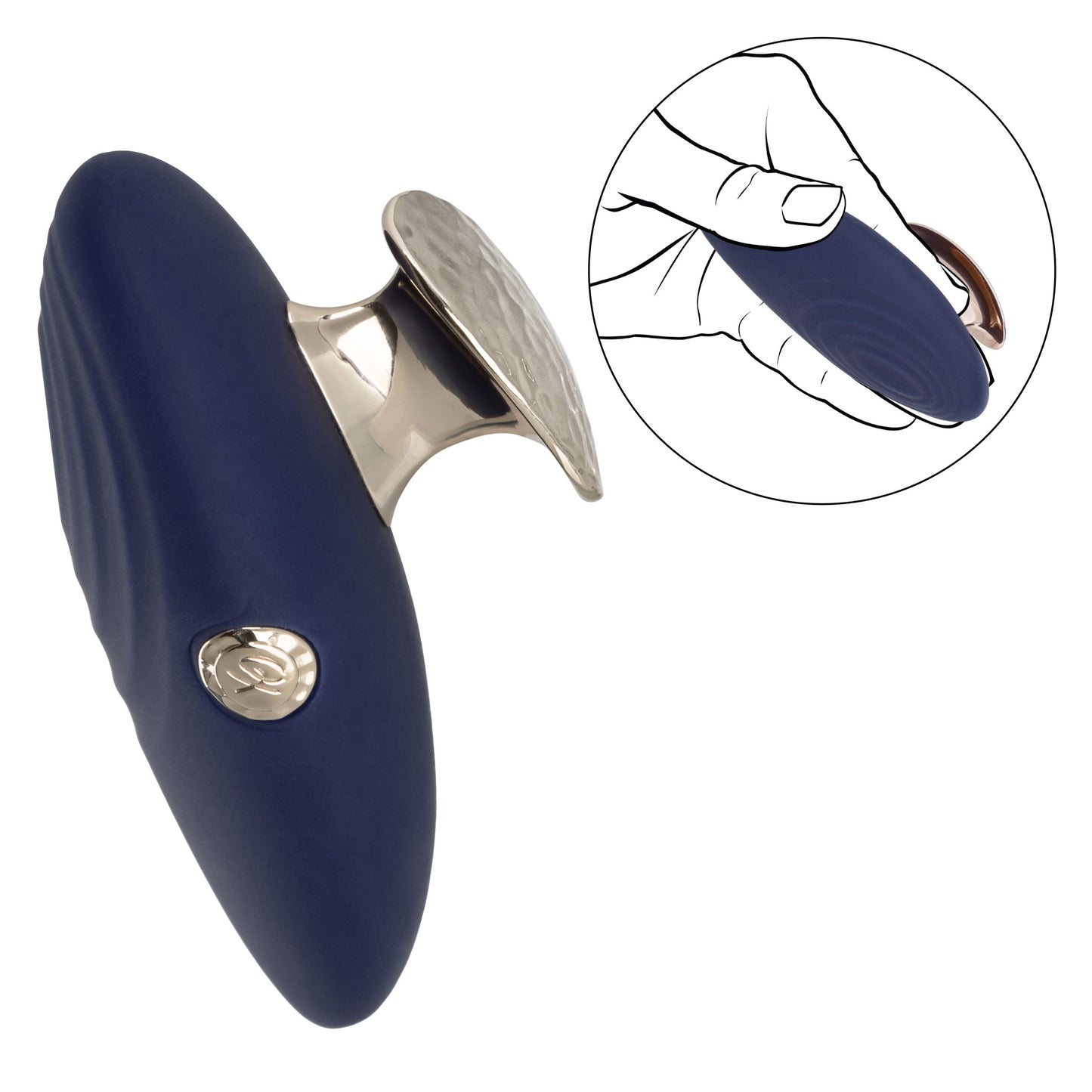 Chic Violet Handheld Massager in Deep Violet with 10 Vibration Speeds and Waterproof Design