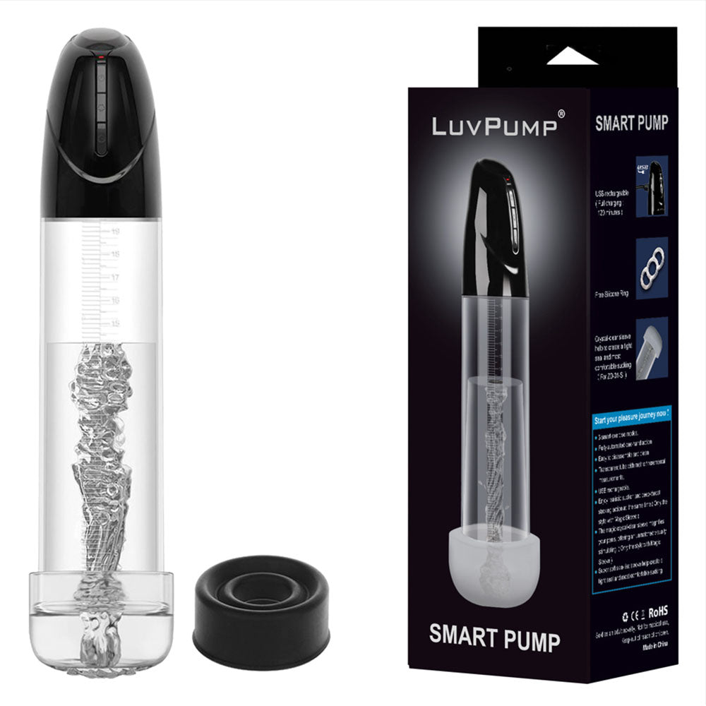 LuvPump Smart – USB Rechargeable Automatic Penis Pump and Masturbator Sleeve