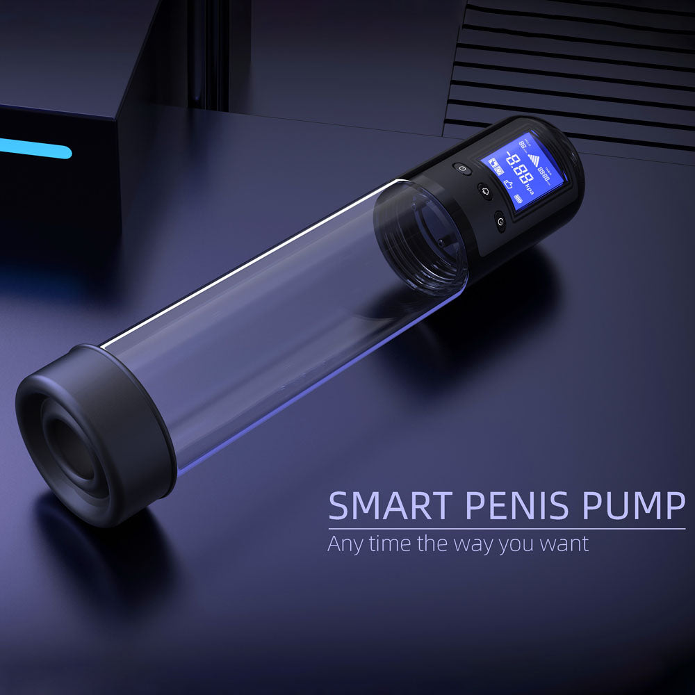 LuvPump Smart – USB Rechargeable Automatic Penis Pump with LCD Display