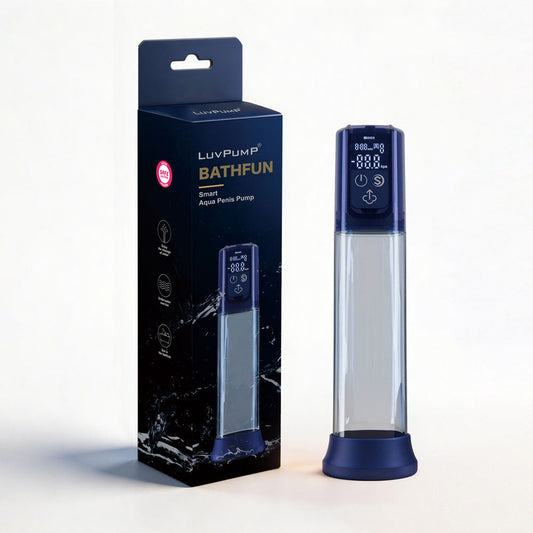 LuvPump Bathfun Smart Aqua – Waterproof USB-C Rechargeable Penis Pump