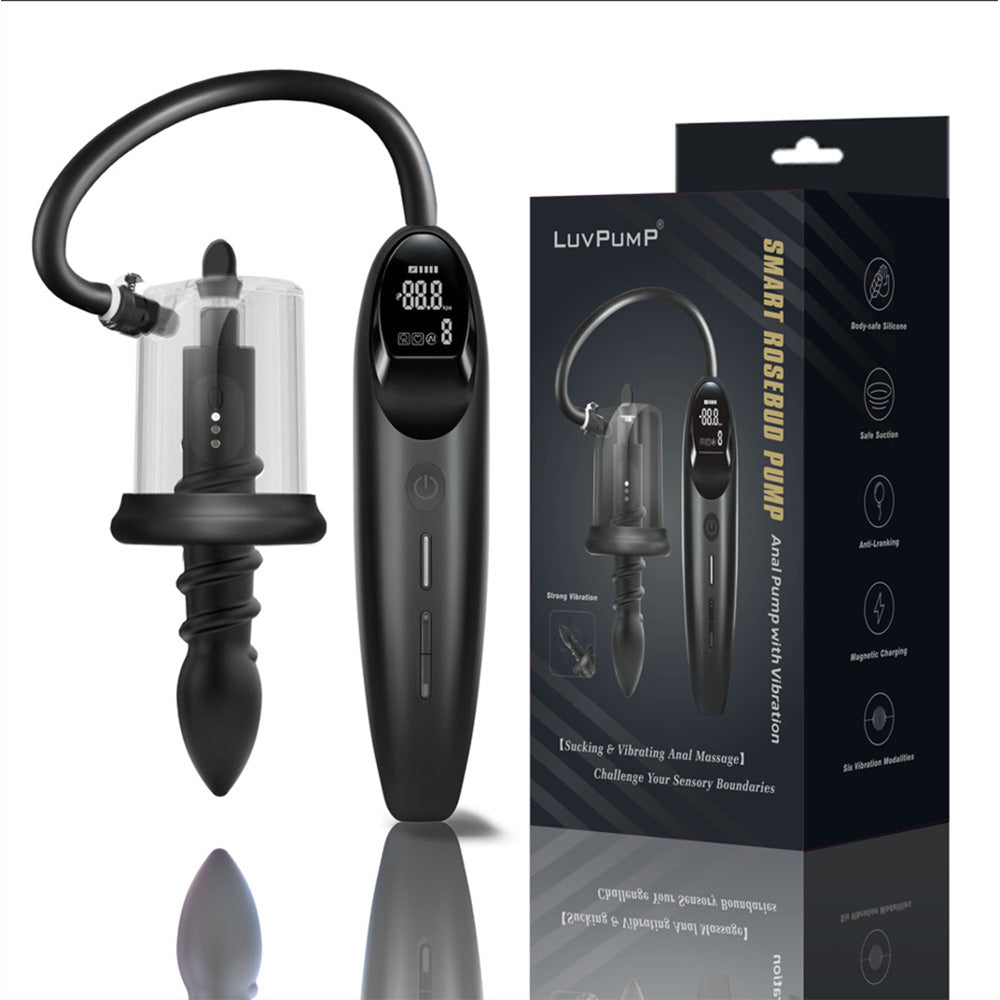 LuvPump RosCup Pro – USB Rechargeable Smart Vibrating Anal Pump