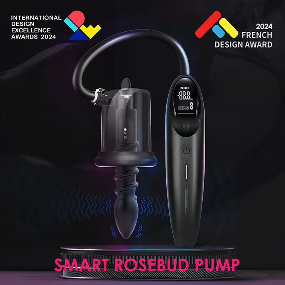 LuvPump RosCup Pro – USB Rechargeable Smart Vibrating Anal Pump