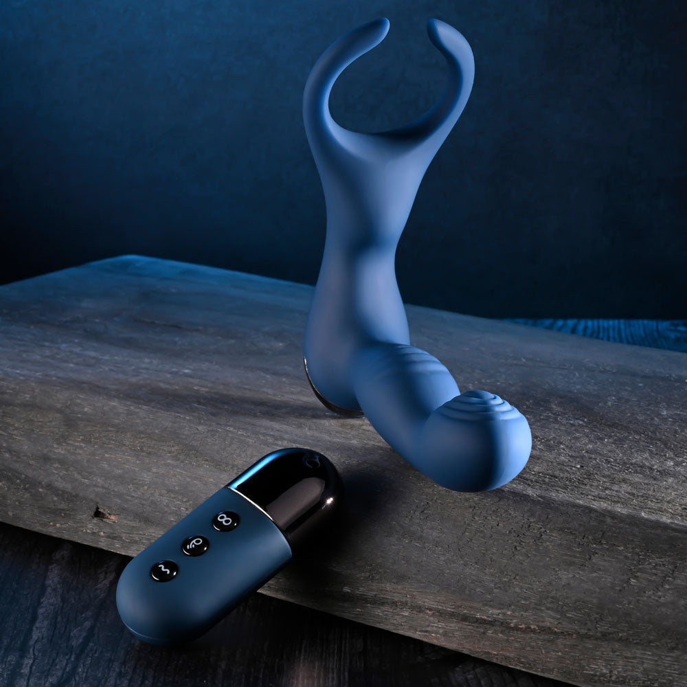 Zero Tolerance By All Means – USB Rechargeable Remote-Controlled 13.4 cm Prostate Massager with Cock Ring
