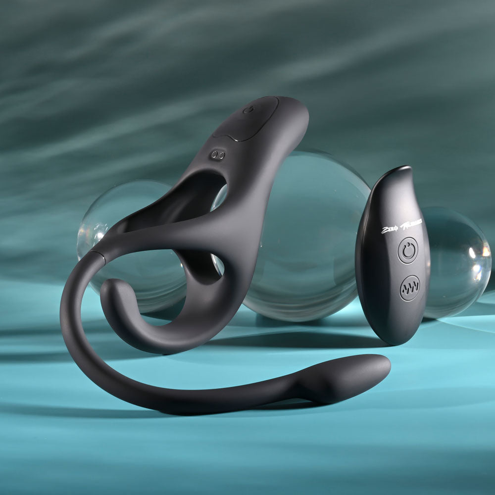 Zero Tolerance All The Bases – USB Rechargeable Remote-Controlled Vibrating Cock Ring