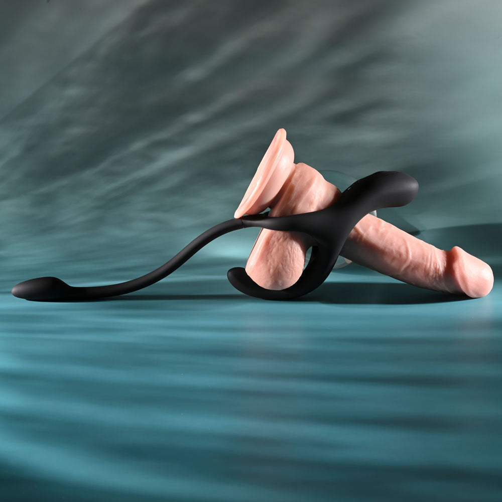 Zero Tolerance All The Bases – USB Rechargeable Remote-Controlled Vibrating Cock Ring