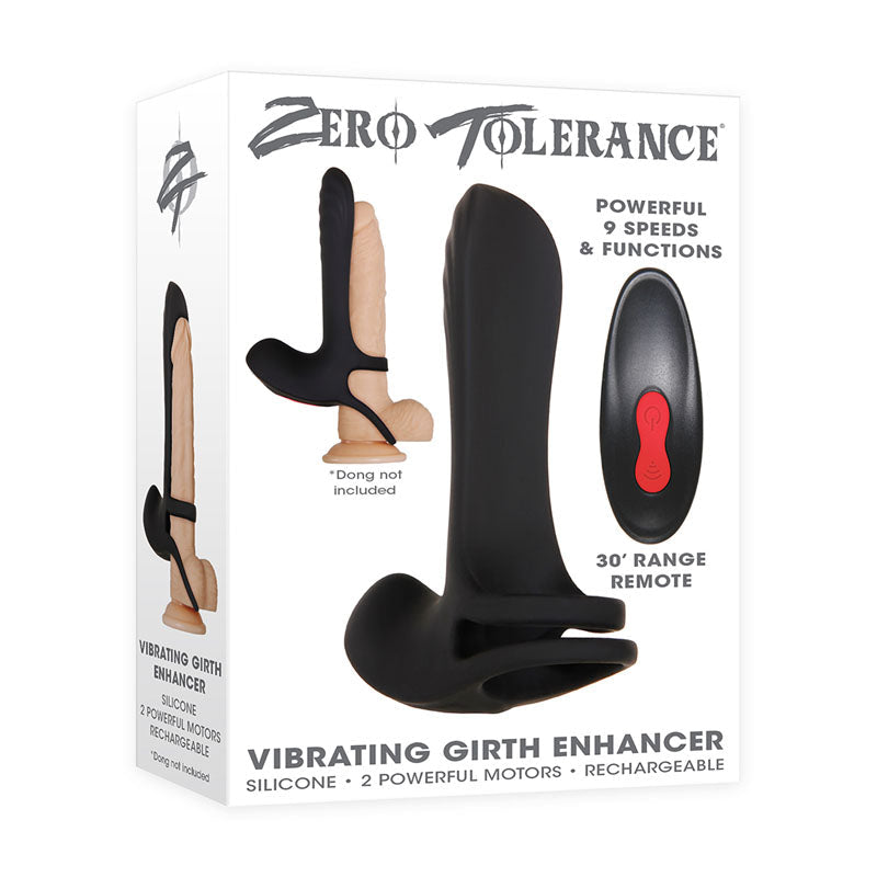 Zero Tolerance Vibrating Girth Enhancer – USB Rechargeable Sleeve with Remote