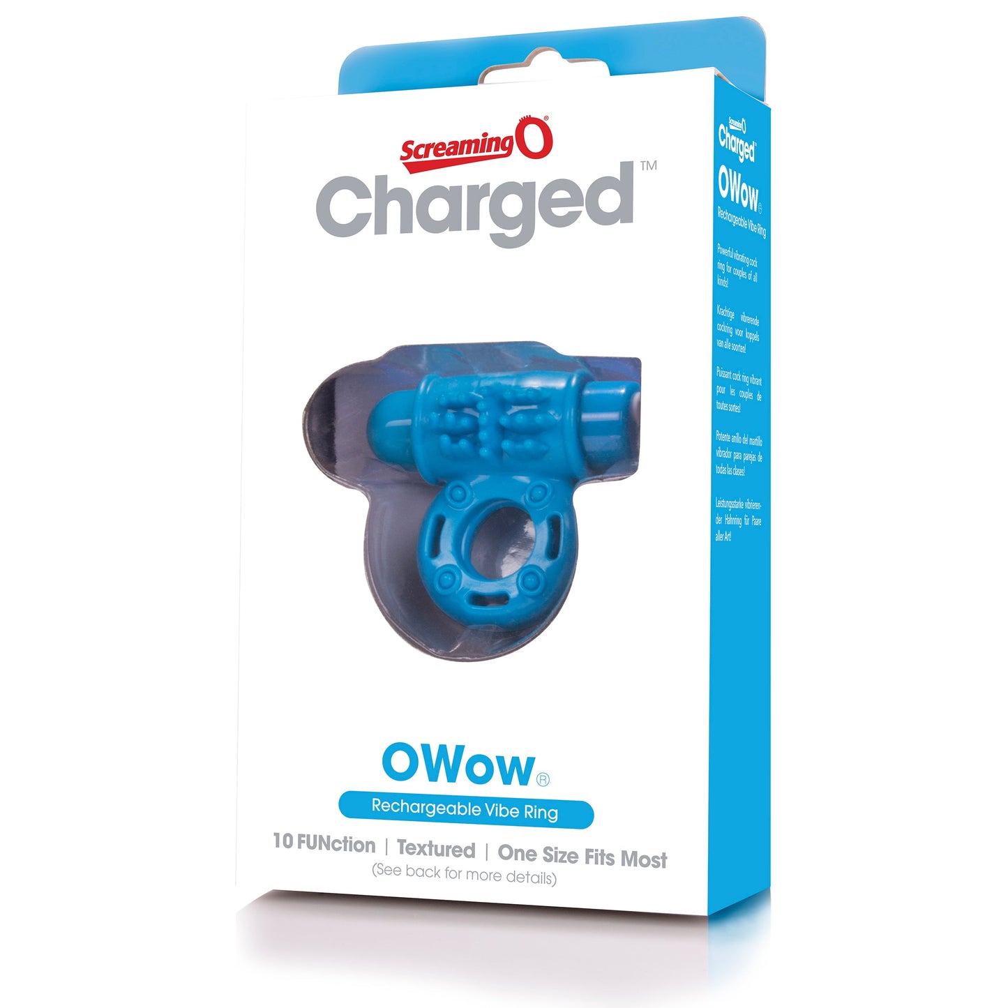 O Wow Ring – Rechargeable Vibrating Cock Ring with 10 Vibration Functions