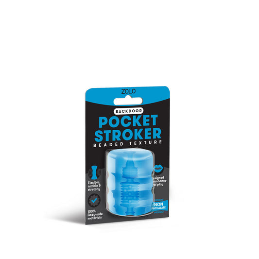 Zolo Backdoor Pocket Stroker – Mini Textured Stroker 5cm