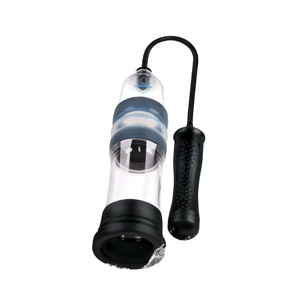 Zolo Aquapump Auto Pro Auto Water Penis Pump 9 Inch Insertable