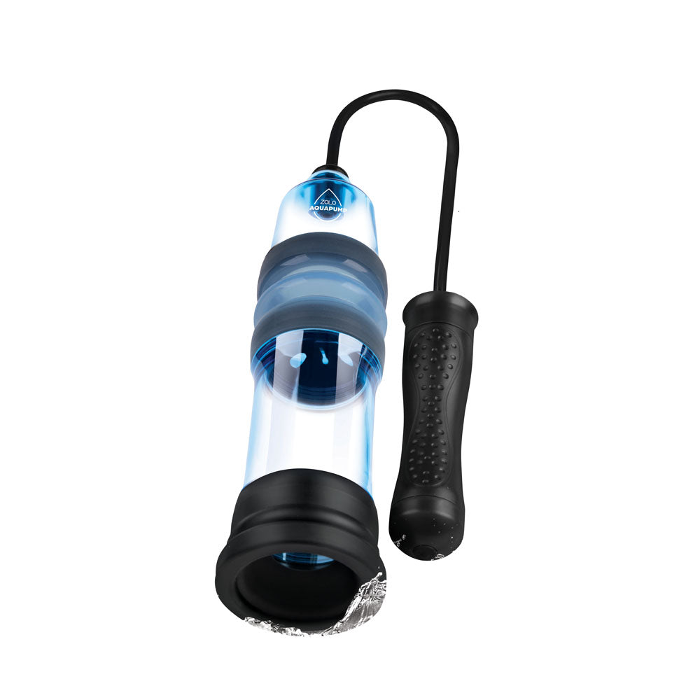 Zolo Aquapump Compact Auto Water Penis Pump 9" insertable