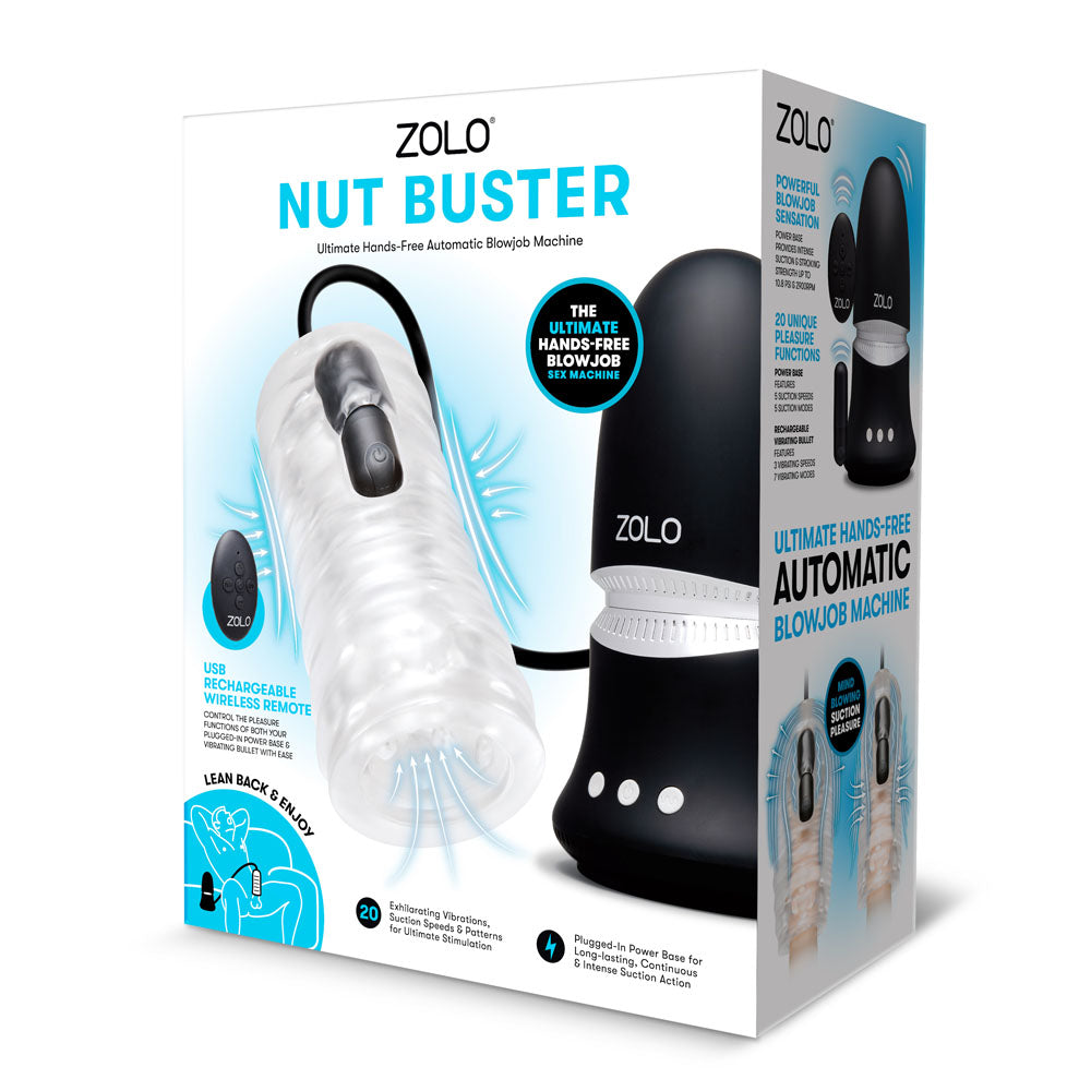 Zolo Nut Buster – Mains Powered Hands-Free Automatic Blowjob Machine