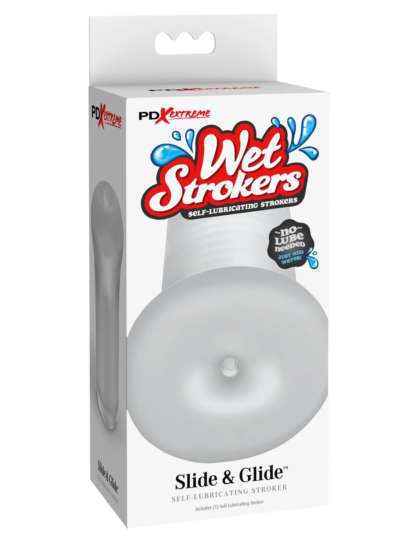 Extreme Wet Strokers Slide and Glide (Frost) – Self-Lubricating Male Stroker