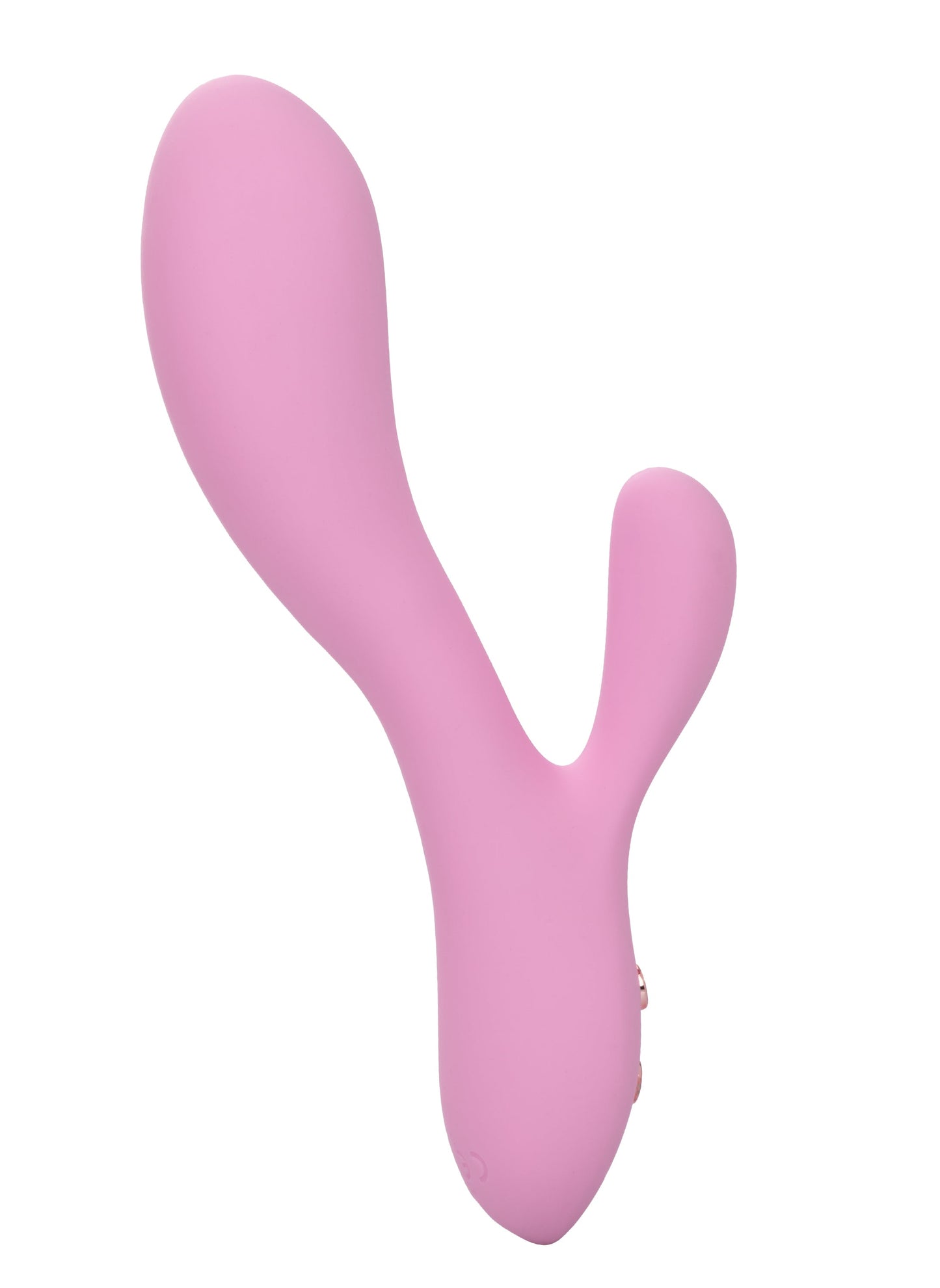 Contour Zoie Pink Flexible Dual Massager with 10 Vibration Functions and Silicone Design