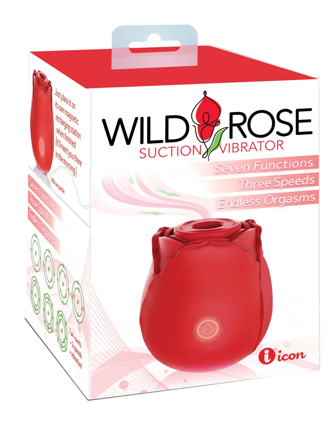 Wild Rose Suction Vibrator – Powerful Air-Suction Vibrator