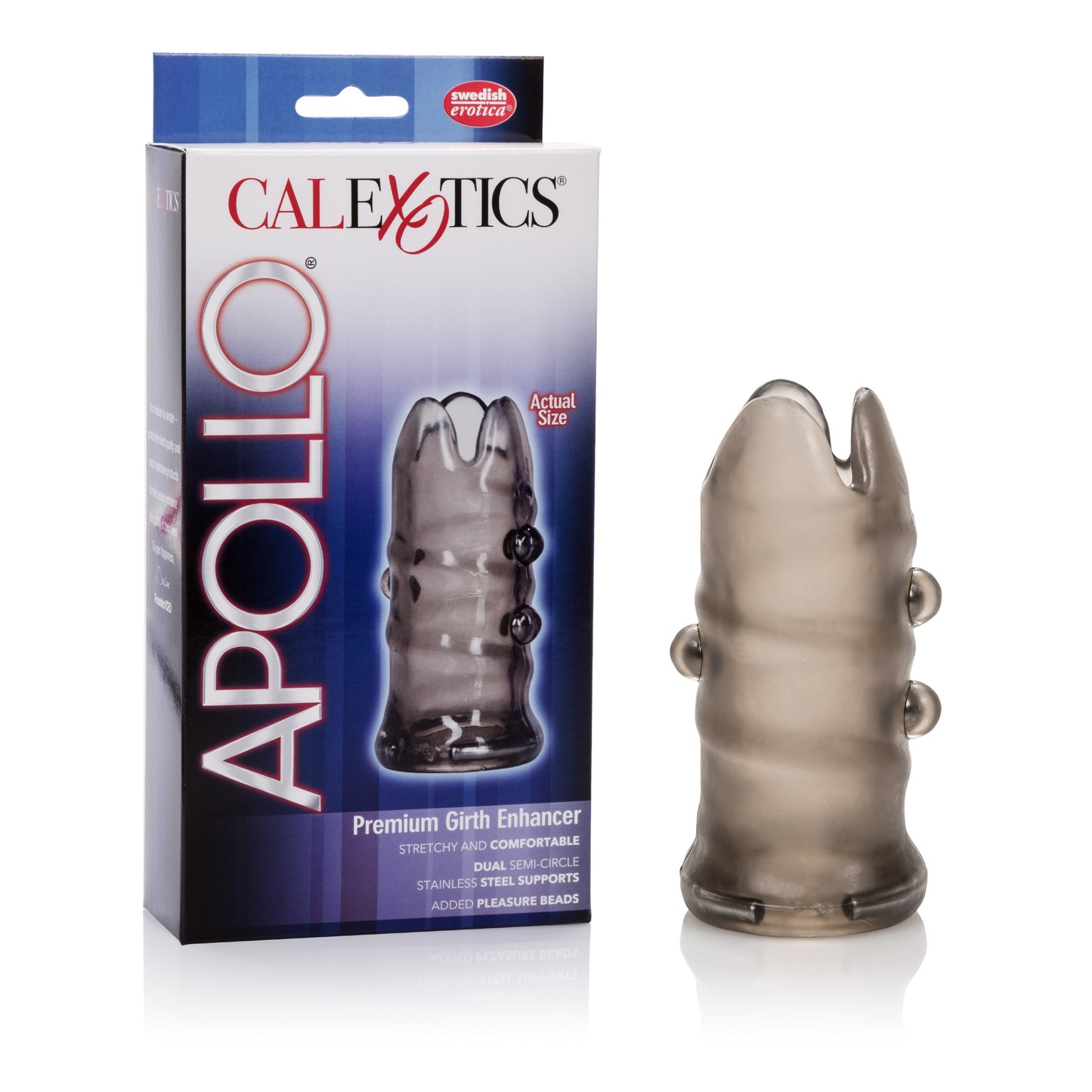 Apollo Premium Girth Enhancer Sleeve (Smoke) – 3.5 Inch Sleeve