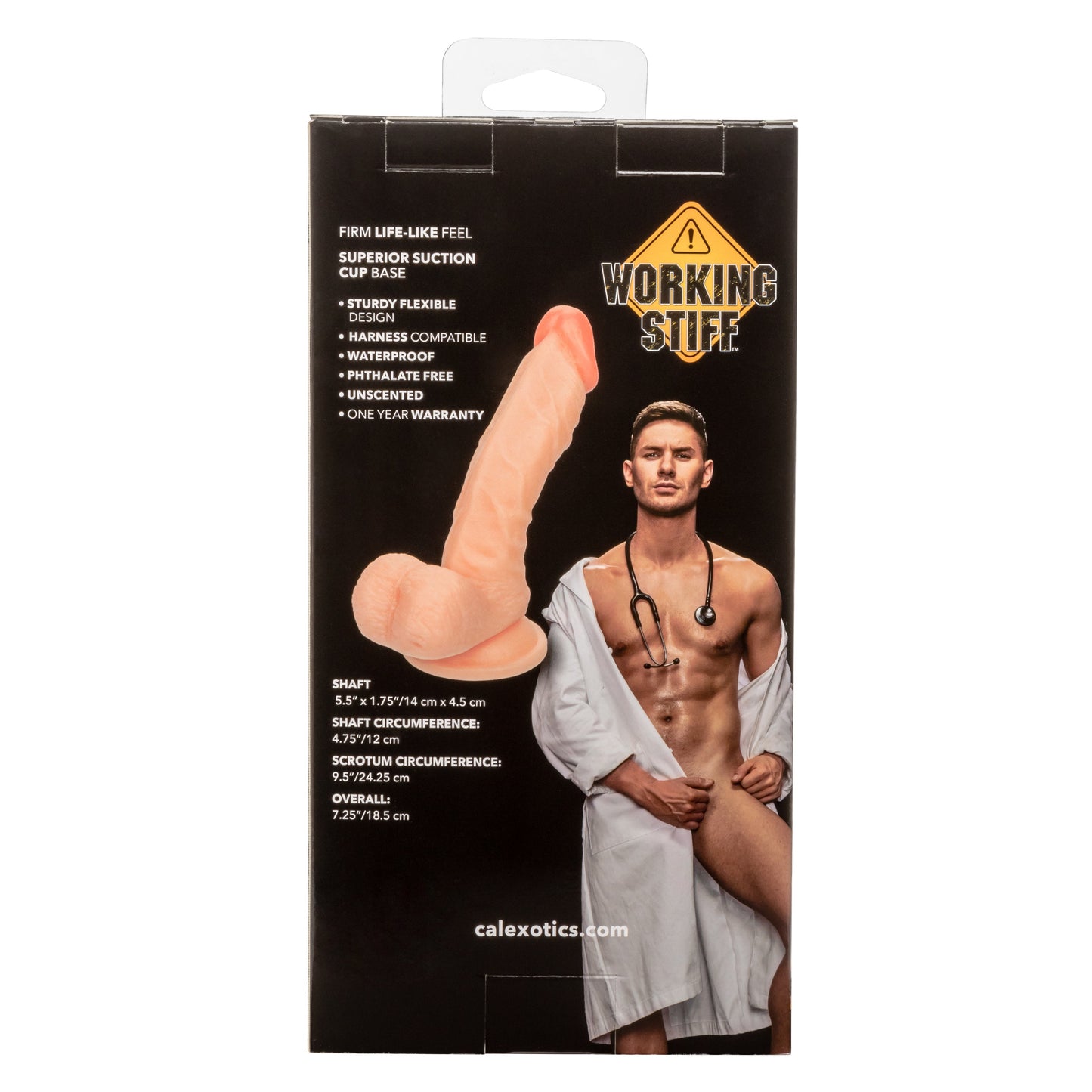 Working Stiff The Doctor Realistic Flesh Tone Dildo with Suction Cup Base 5.5 Inch