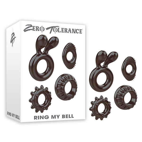 Zero Tolerance Ring My Bell Cock Rings Set of Four