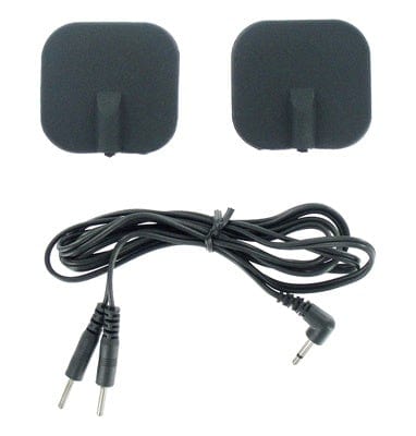 Zeus Deluxe Black Electro Pads Pack of Two