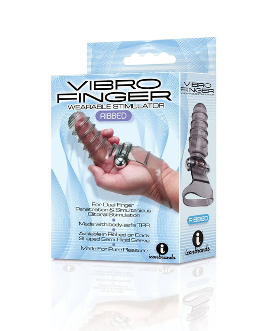 Vibro Finger Wearable Stimulator – Flexible Dual-Finger Vibrator