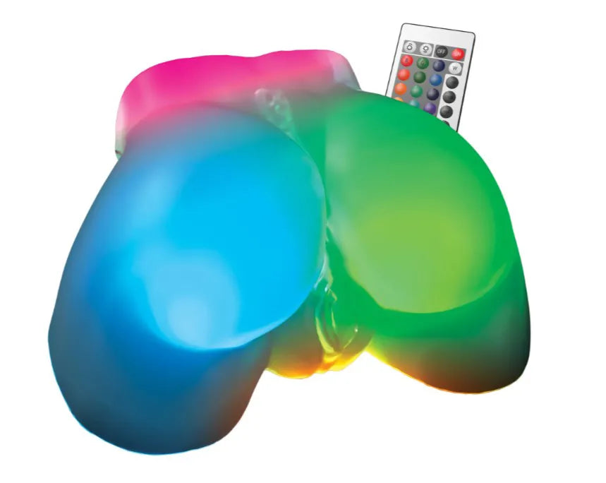 PDX Elite After Dark Series Go-Go Booty – Waterproof LED Mega Masturbator