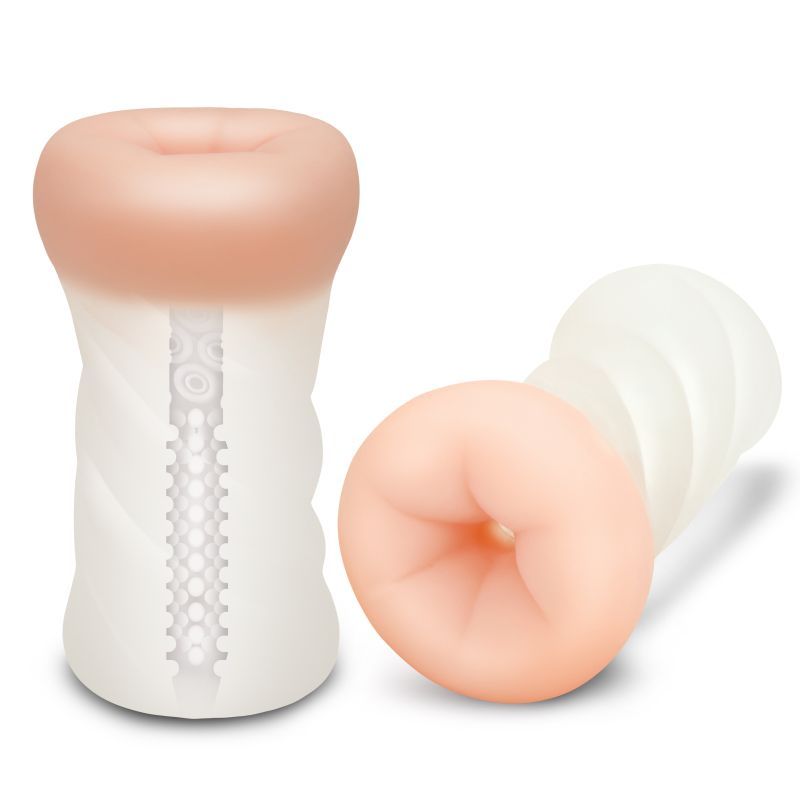 Zolo Masturbator Clear Backdoor Textured Stroker Experience