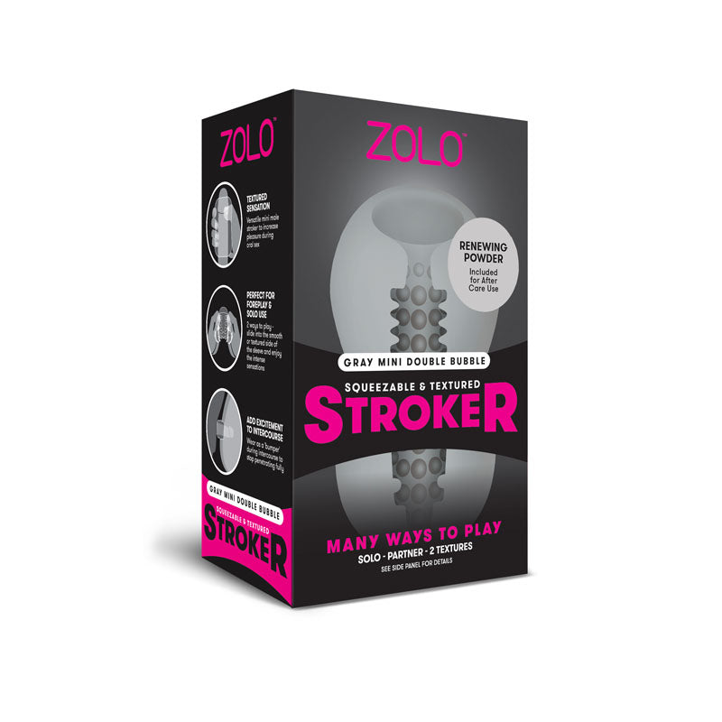Zolo Mini Stroker (Grey) – Compact Adjustable Stroker