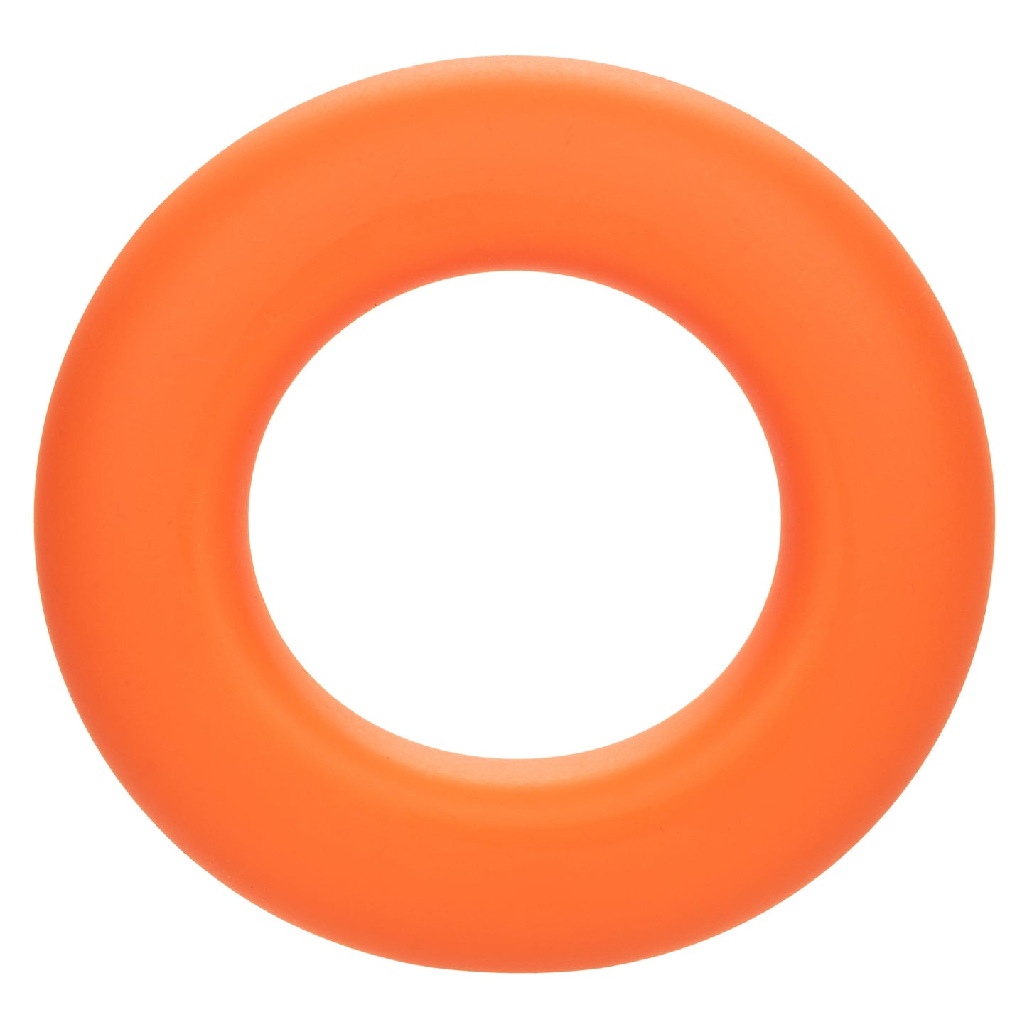 Alpha Liquid Silicone Prolong Large Ring Orange 1.25 Inch Diameter Stretchy Comfortable Durable