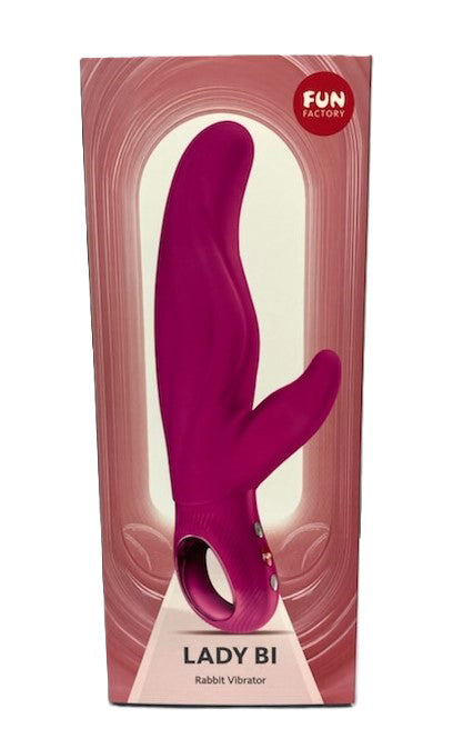 Fun Factory Lady Bi (Magenta) – USB-C Rechargeable 21.8 cm Rabbit Vibrator