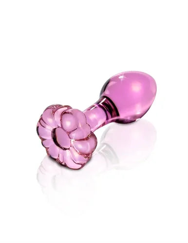 Icicles No. 48 (Pink) – Glass Tapered Anal Plug