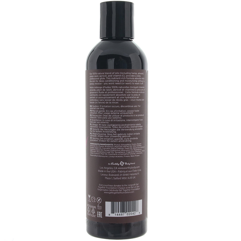 Hemp Seed Massage Oil 8oz/236ml in Skinny Dip Sensual Love > Massage