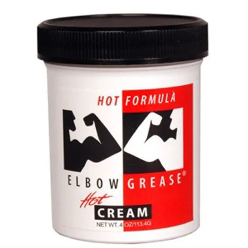 Elbow Grease Hot Cream – Personal Lubricant 4 Oz