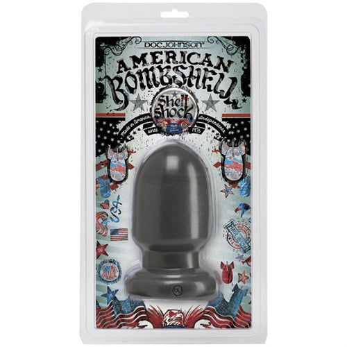 Shell Shock Small (Gun Metal) – 6 Inch Anal Plug