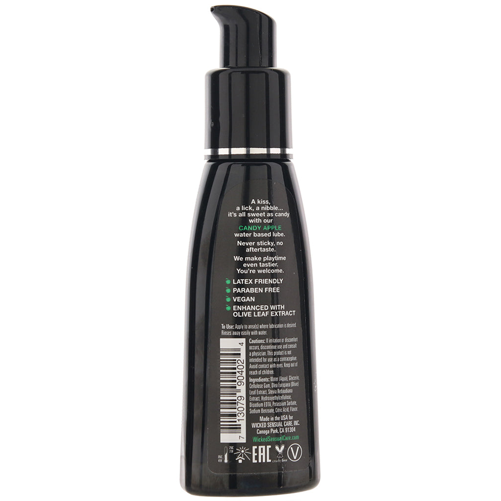 Aqua Flavored Lube 2oz/60ml in Candy Apple Lubes and Lotions > Flavored Sex Lubes