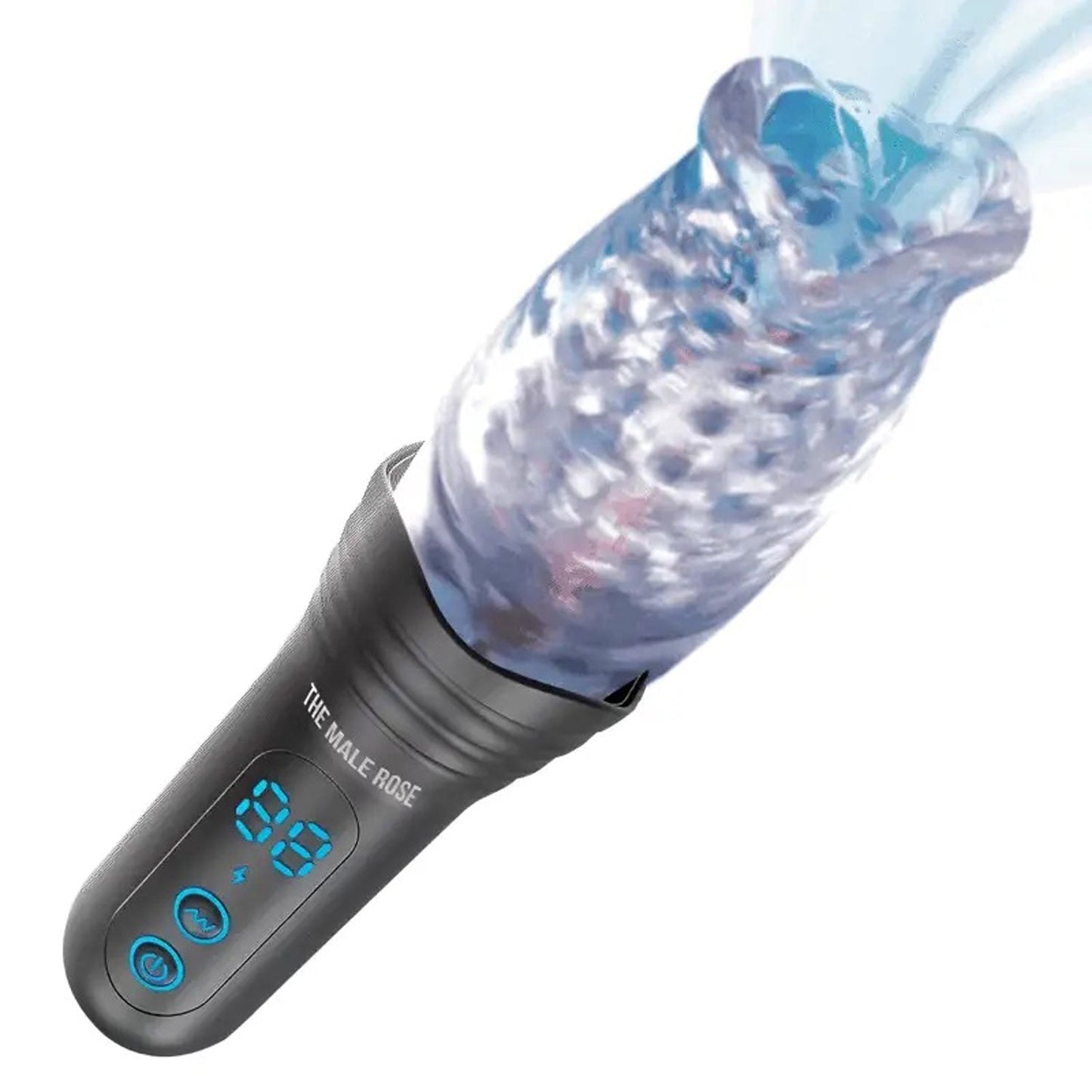The Male Rose Pro Vibrating and Rotating Masturbator