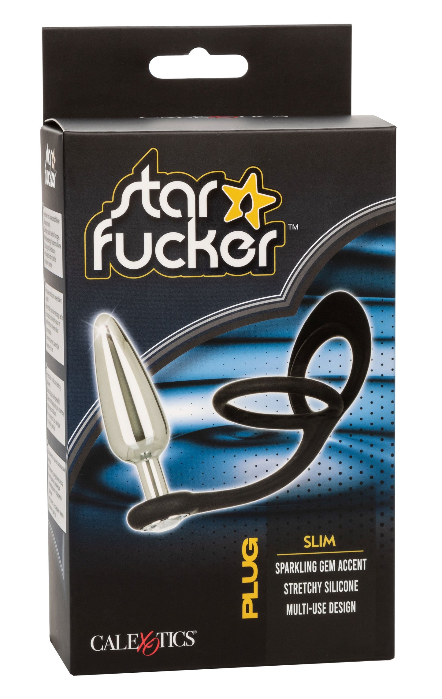 Star Fucker Anal Plug And Adjustable Silicone Cock Ring