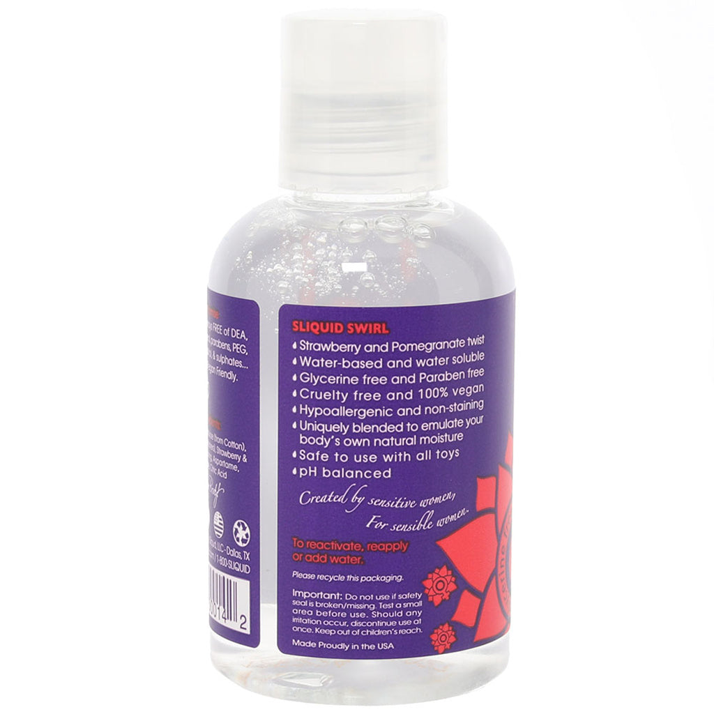 Swirl Flavored Lube 4.2oz/125ml in Strawberry Pomegranate Lubes and Lotions > Flavored Sex Lubes