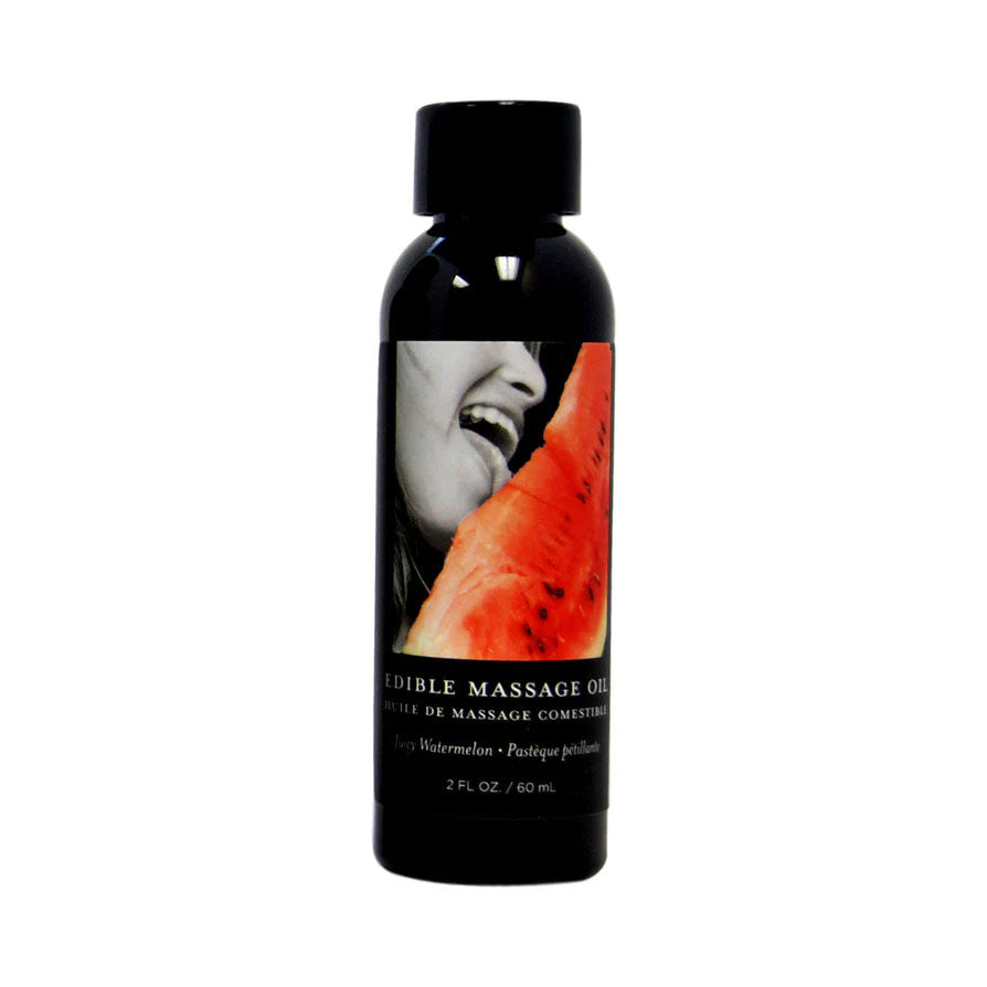 Edible Massage Oil Gift Set with Strawberry Vanilla Flavors