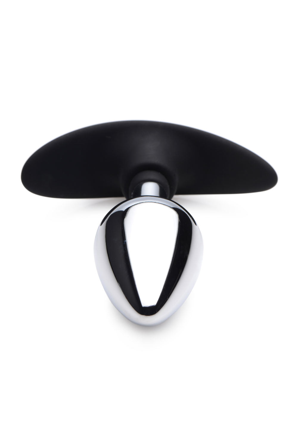 Dark Invader Metal and Silicone Medium Weighted Butt Plug