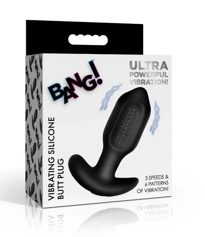 Bang! Rechargeable Silicone Butt Plug – Vibrating Anal Toy