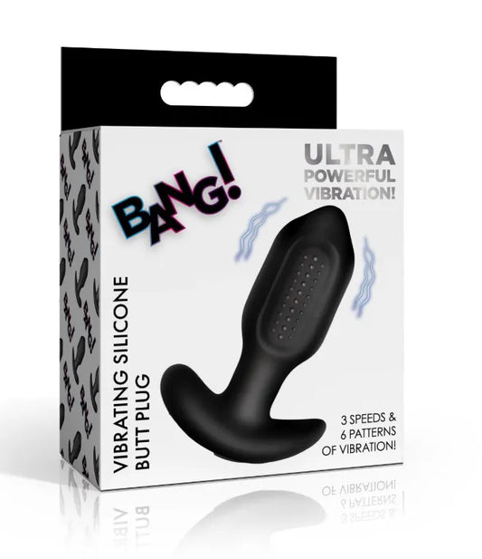 Bang! Rechargeable Silicone Butt Plug – Vibrating Anal Toy