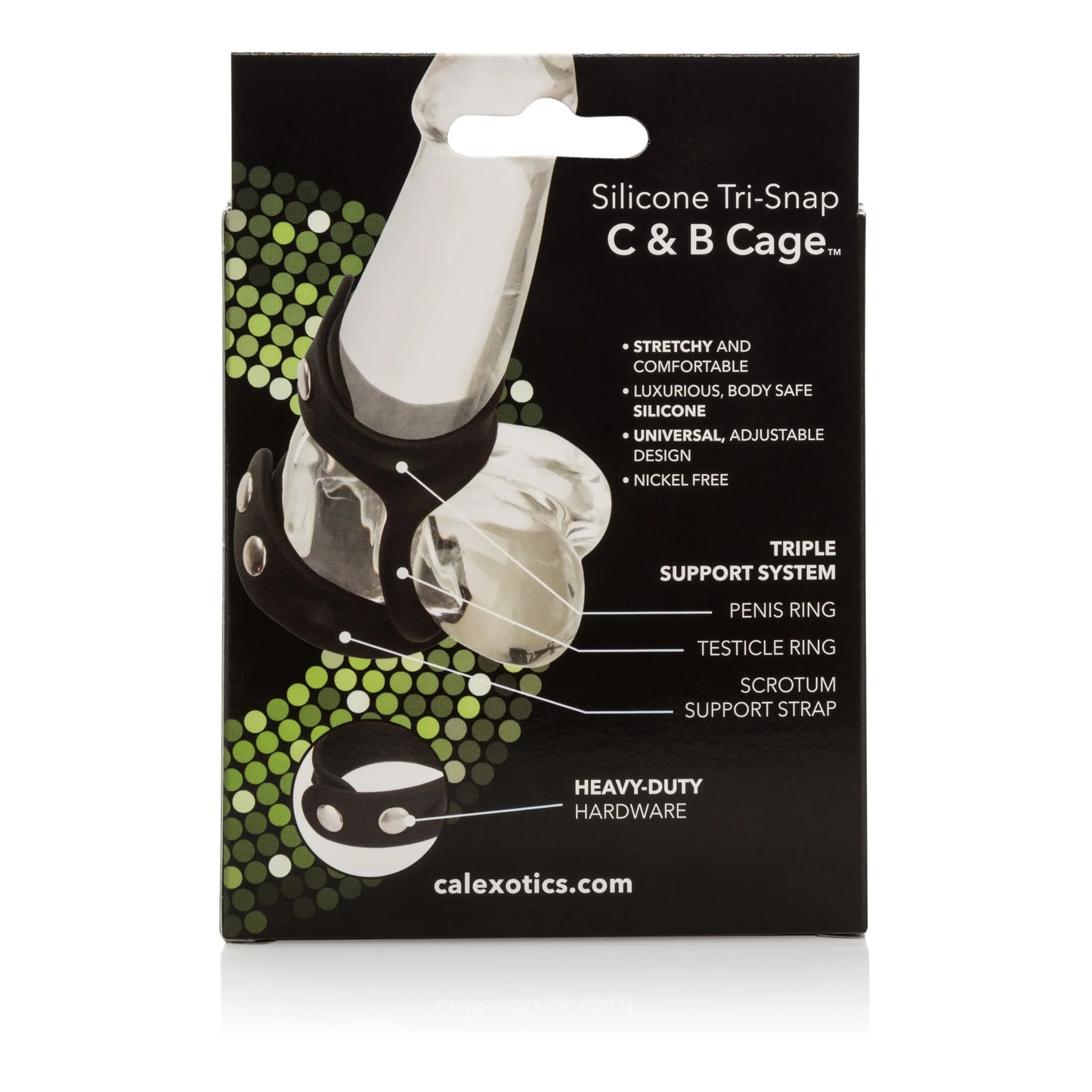 Silicone Tri-Snap C & B Cage – Adjustable Soft Silicone Cage