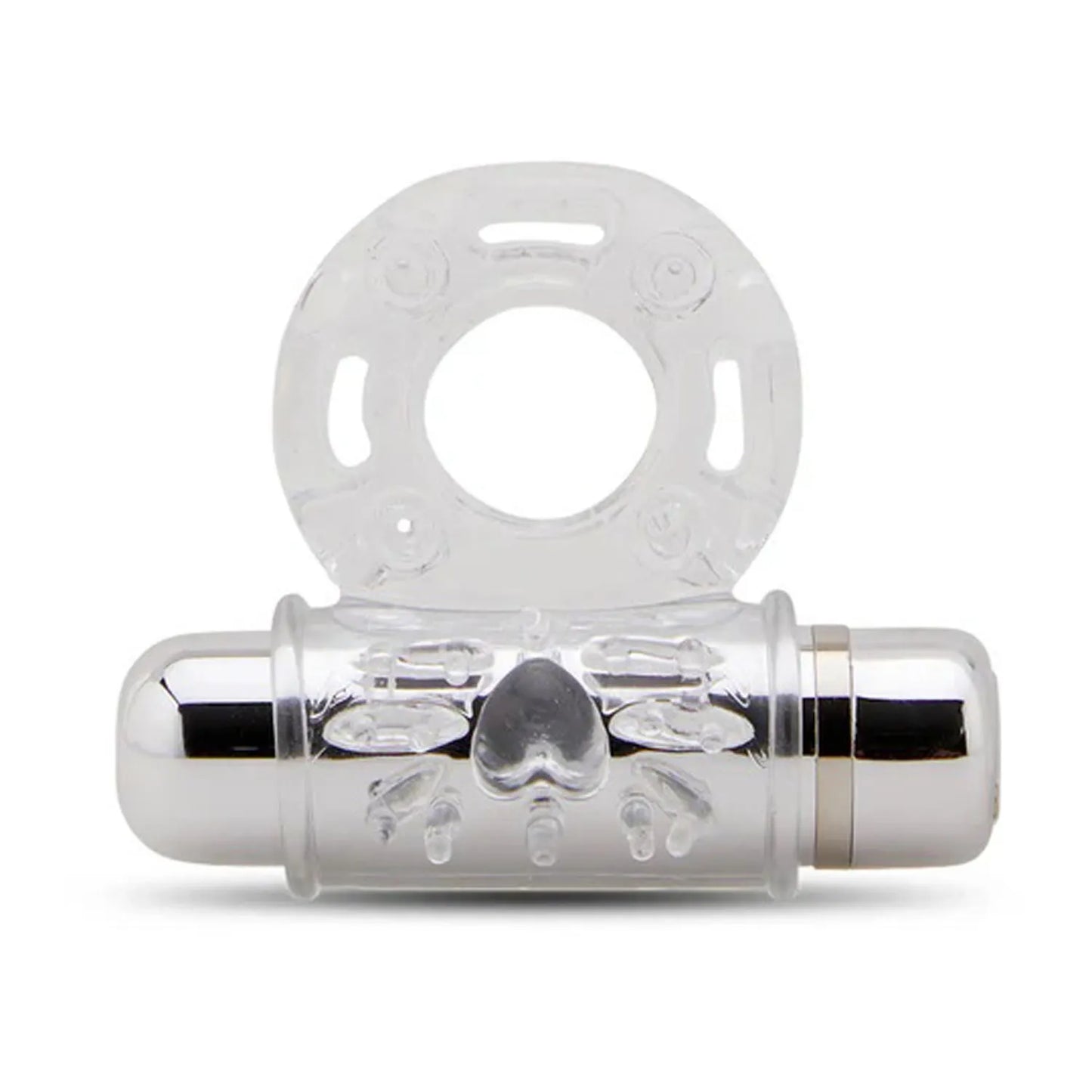 Nu Sensuelle Ultra Flex Mate (Black / Clear) – Couples Ring with Vibration