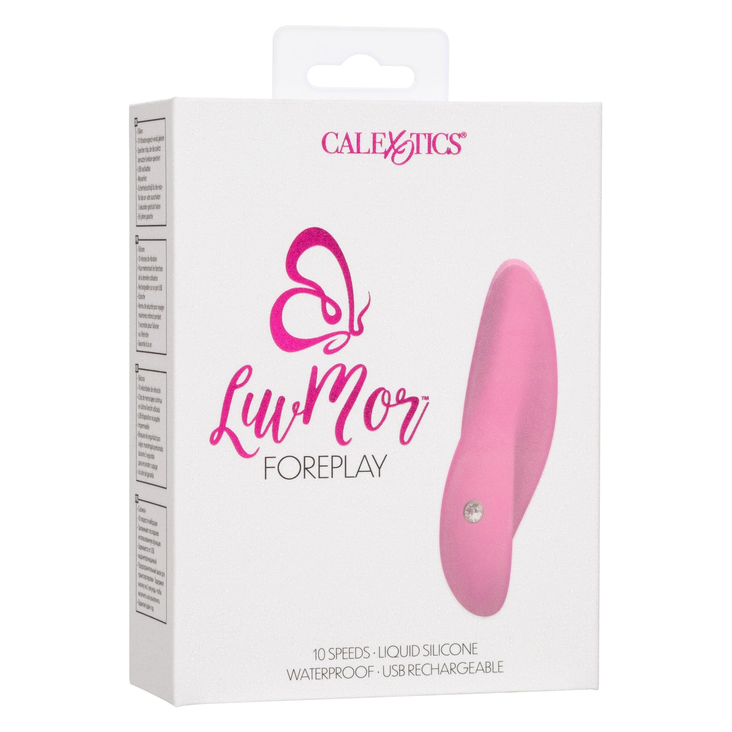 LuvMor Foreplay Pink Liquid Silicone 10 Speed Vibrator