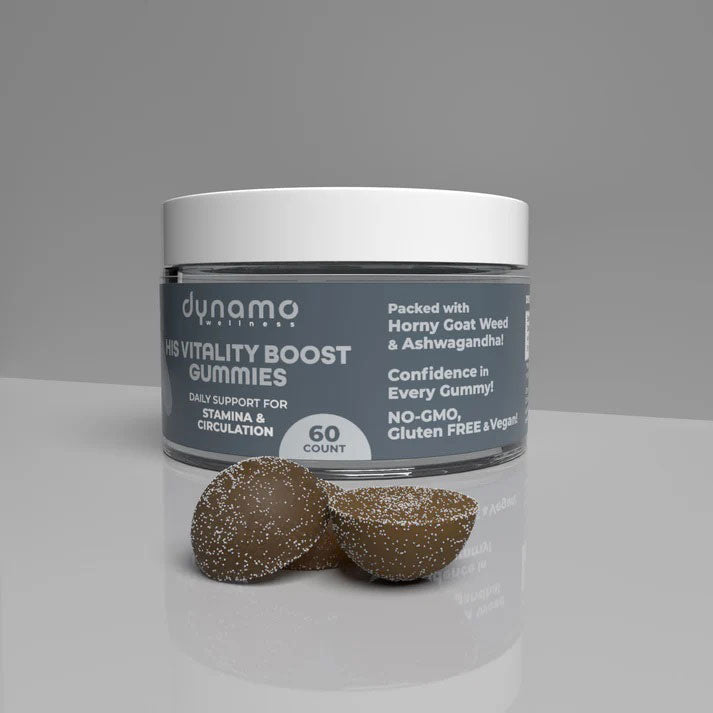 His Vitality Boost Gummies – Male Enhancement Supplement with Botanicals and L-Arginine