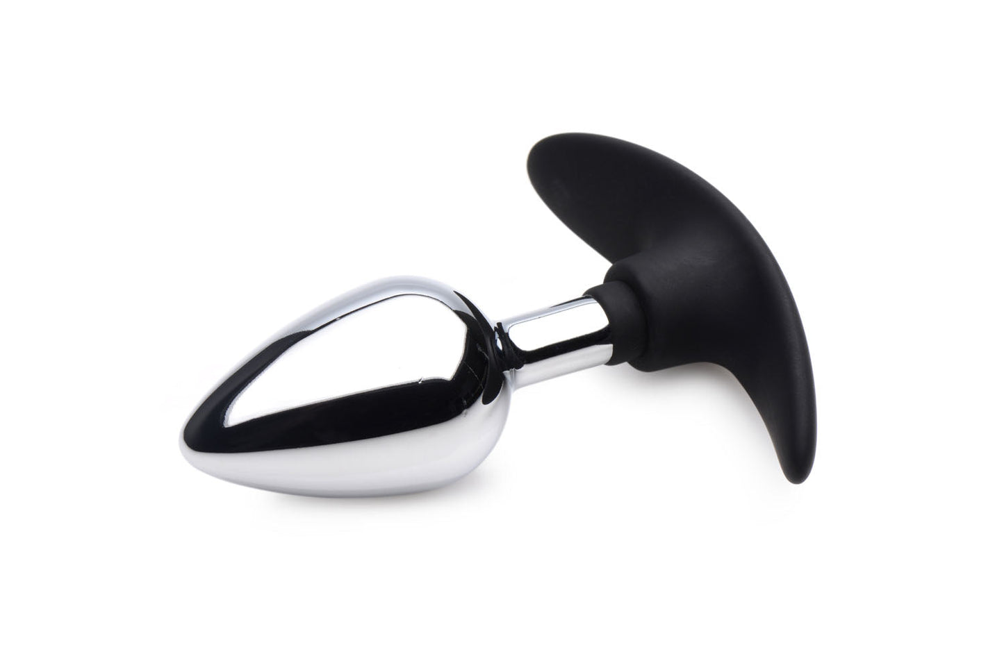 Dark Invader Metal and Silicone Medium Weighted Butt Plug