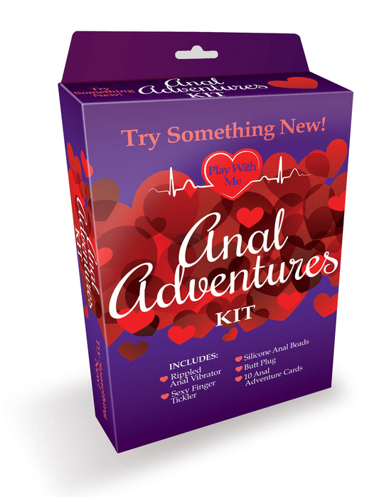 Play With Me Anal Adventures Kit – 6 Piece Anal Toy Set