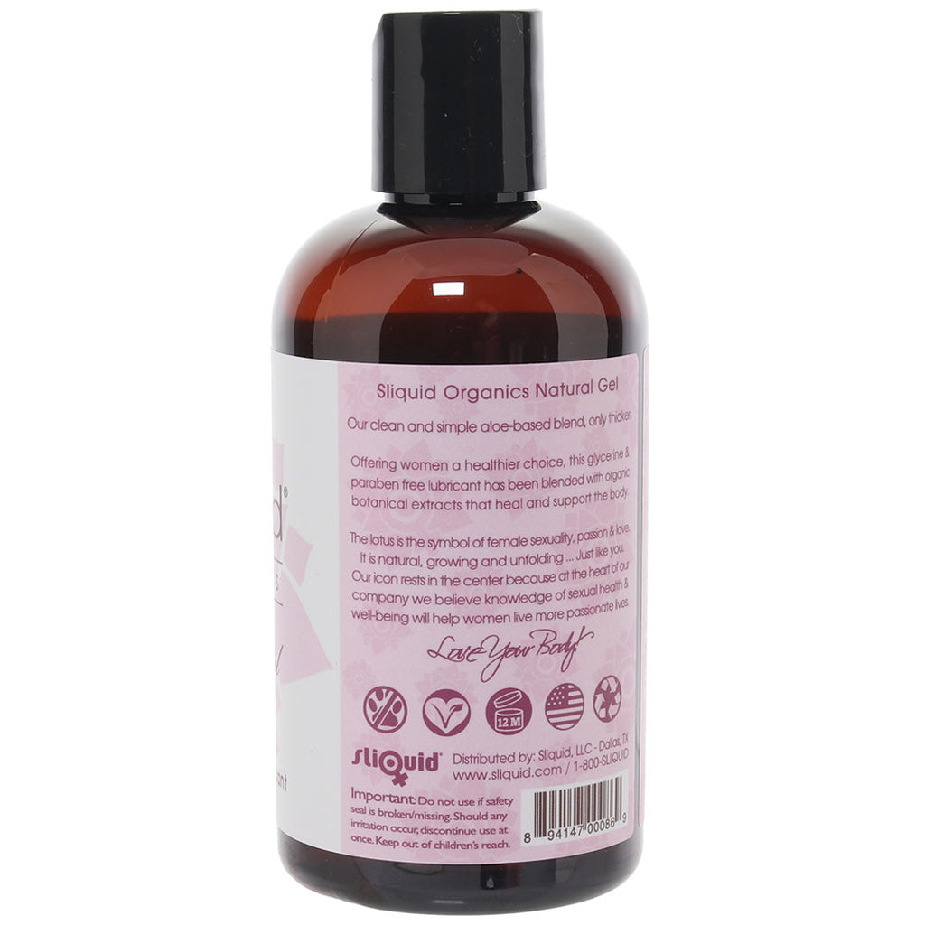 Organics Natural Gel Lubricant in 8.5oz/255ml Lubes and Lotions > Water Based Sex Lubes
